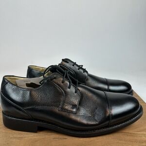 New Mens Belvedere Duke Cap Toe Oxfords Leather Black Dress Shoes Size 11‎ EEE